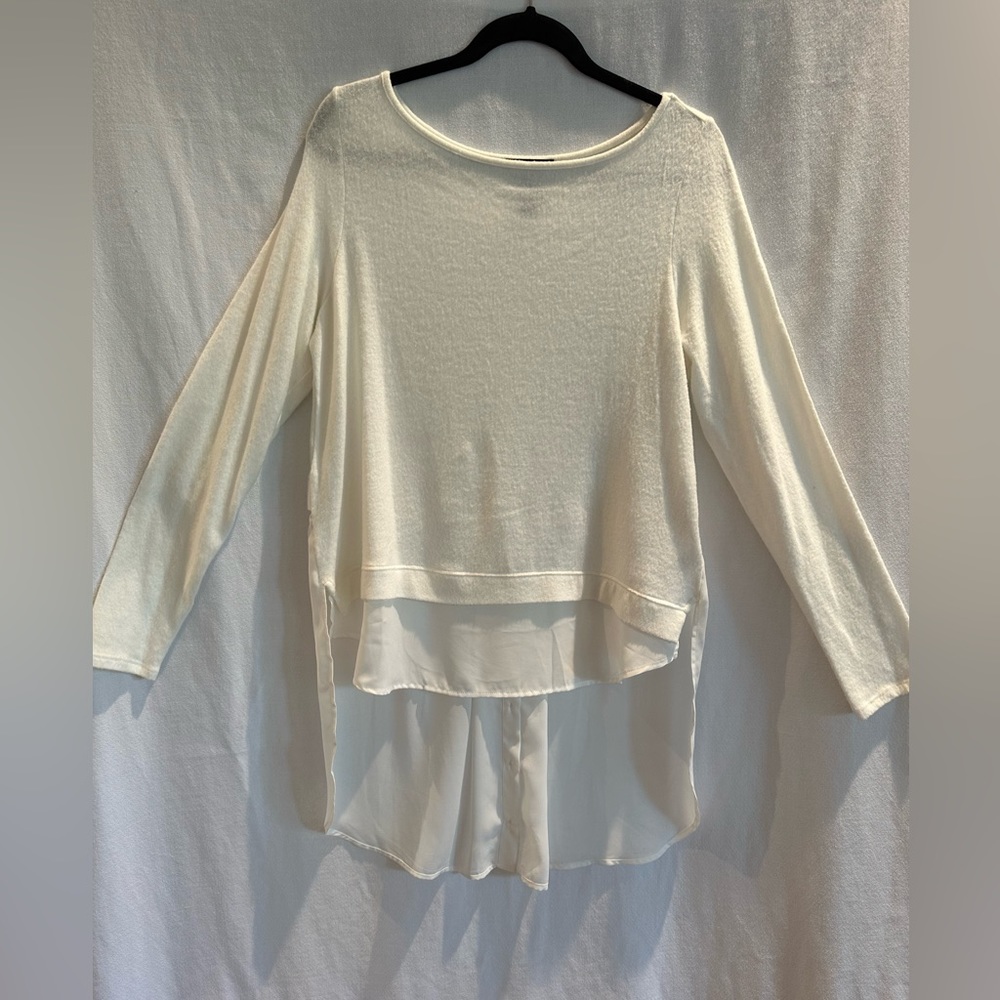 NWOT WHITE HOUSE BLACK MARKET Sweater Tunic, size L